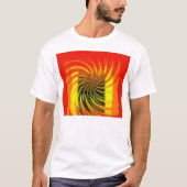 Oranje Twirl T-shirt (Voorkant)