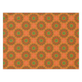 Oranje Twirl Tafelkleed (Voorkant (Horizontaal))