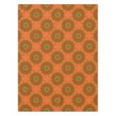 Oranje Twirl Tafelkleed (Voorkant)