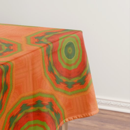 Oranje Twirl Tafelkleed (Voorbeeld)