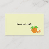 Oranje Twist Visitekaartje (Achterkant)