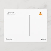 Oranje uil briefkaart (Achterkant)