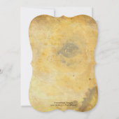  Oranje uitnodiging tot het huwelijk van Floral (Achterkant)