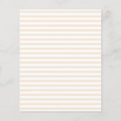 Oranje uitnodiging tot het indienen van Baby showe (Achterkant)