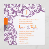 Oranje uitnodiging tot het indienen van weddenscha (Voorkant / Achterkant)