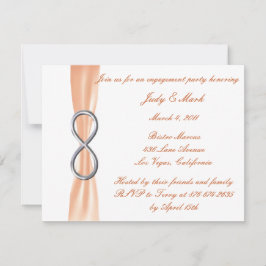 Oranje uitnodiging van de Infinity Engagement Part