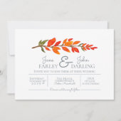 Oranje uitnodiging voor weddenschappen (Voorkant)