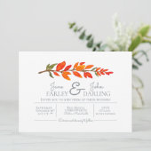 Oranje uitnodiging voor weddenschappen (Staand voorkant)