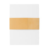 Oranje Uitnodigingen Wikkel (Achterkant Voorbeeld)