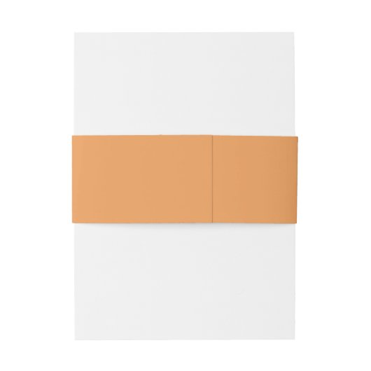 Oranje Uitnodigingen Wikkel (Achterkant Voorbeeld)