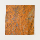 Oranje uitzicht. Oranje bladachtergrond. herfst Wandkleed (Voorkant (horizontaal))