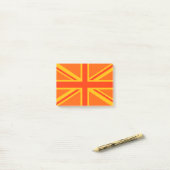 Oranje Unievaartuig Britse vlag Post-it® Notes (Op bureau)