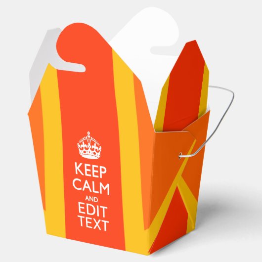 Oranje Unievaartuig Britse vlag Swag Bedankdoosjes (Geopend)