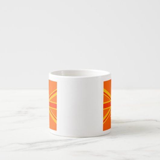 Oranje Unievaartuig Britse vlag Swag Espresso Kop (Voorkant)