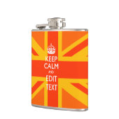 Oranje Unievaartuig Britse vlag Swag Heupfles (Links)