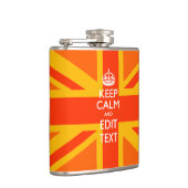 Oranje Unievaartuig Britse vlag Swag Heupfles (Rechts)