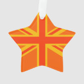 Oranje Unievaartuig Britse vlag Swag Ornament (achterkant)