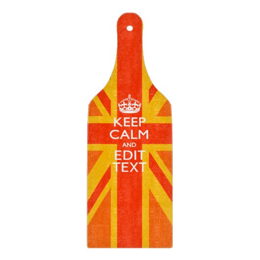 Oranje Unievaartuig Britse vlag Swag Snijplank (Voorkant)