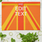 Oranje Unievaartuig Britse vlag Swag Theedoek (Gevouwen)