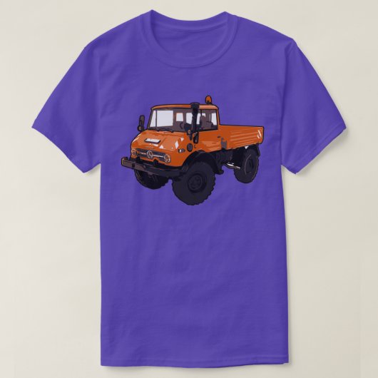 Oranje UNIMOG T-shirt (Design voorkant)