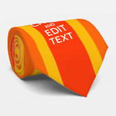 Oranje Union Jack Britse Vlag Sjaal Stropdas (Opgerold)