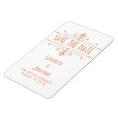 Oranje v2 Fancy Versiering sparen de Magneet van d (Linkerzijde)