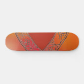 Oranje V Skateboard (Horizontaal)