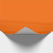 Oranje vaste kleur cadeaupapier (Hoek)