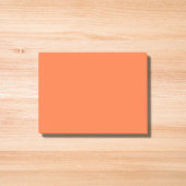 Oranje vaste kleuren verbranden post-it® notes