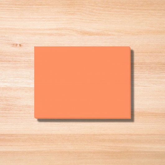 Oranje vaste kleuren verbranden post-it® notes