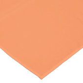Oranje vaste kleuren verbranden tafelkleed (Gekanteld)