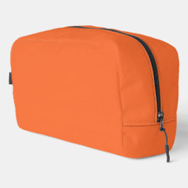 Oranje vaste kleuren verbranden toilettasje