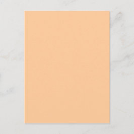 Oranje vaste kleuromslag briefkaart