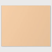 Oranje vaste kleuromslag cadeaupapier (Vlak)