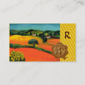 ORANJE VELDEN, FLORA HONEY BEE WAX SEAL, BEEKEEPER VISITEKAARTJE (Achterkant)