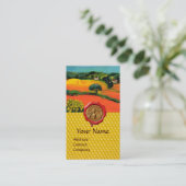 ORANJE VELDEN, HONIJN RODE WAXSEAL, BEEKEEPER VISITEKAARTJE (Staand voorkant)