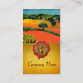 ORANJE VELDEN, HONIJN RODE WAXSEAL, BEEKEEPER VISITEKAARTJE (Achterkant)