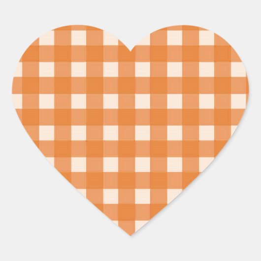oranje vellen in het land met kleur hart sticker (Voorkant)