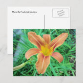 Oranje ventilator 2 briefkaart (Voorkant / Achterkant)