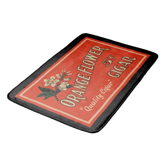 Oranje ventilator badmat (Gekanteld)