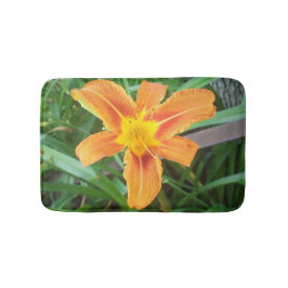 Oranje ventilator badmat