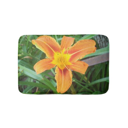 Oranje ventilator badmat (Voorkant)