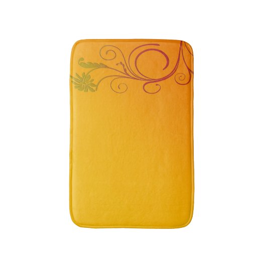Oranje ventilator badmat (Voorkant Verticaal)