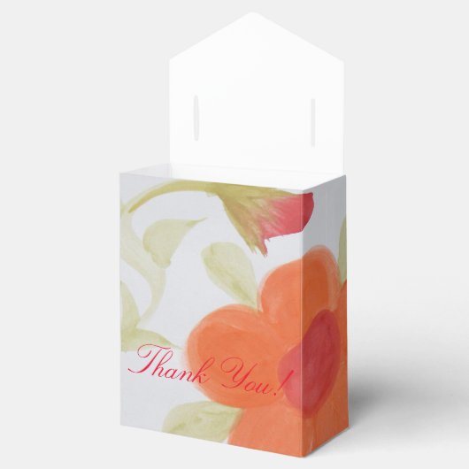 Oranje Ventilator Bedankdoosjes (Geopend)