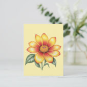 Oranje ventilator briefkaart (Staand voorkant)