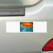 Oranje ventilator bumpersticker (Op auto)