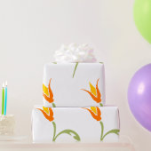 Oranje ventilator cadeaupapier