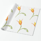 Oranje ventilator cadeaupapier (Uitgerold)