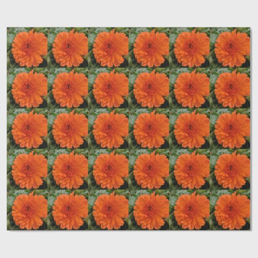 Oranje ventilator cadeaupapier (Vlak)