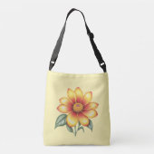 Oranje ventilator crossbody tas (Achterkant)